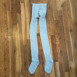 Crewcuts Light Gray Knit Tights